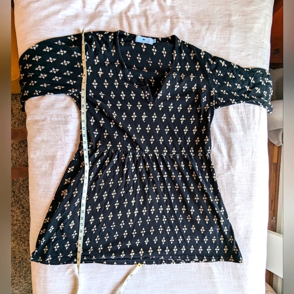 Plus size, Fair Trade, hand block printed, hand sewn Dress 100% Organic Cotton - Picture 6 of 8